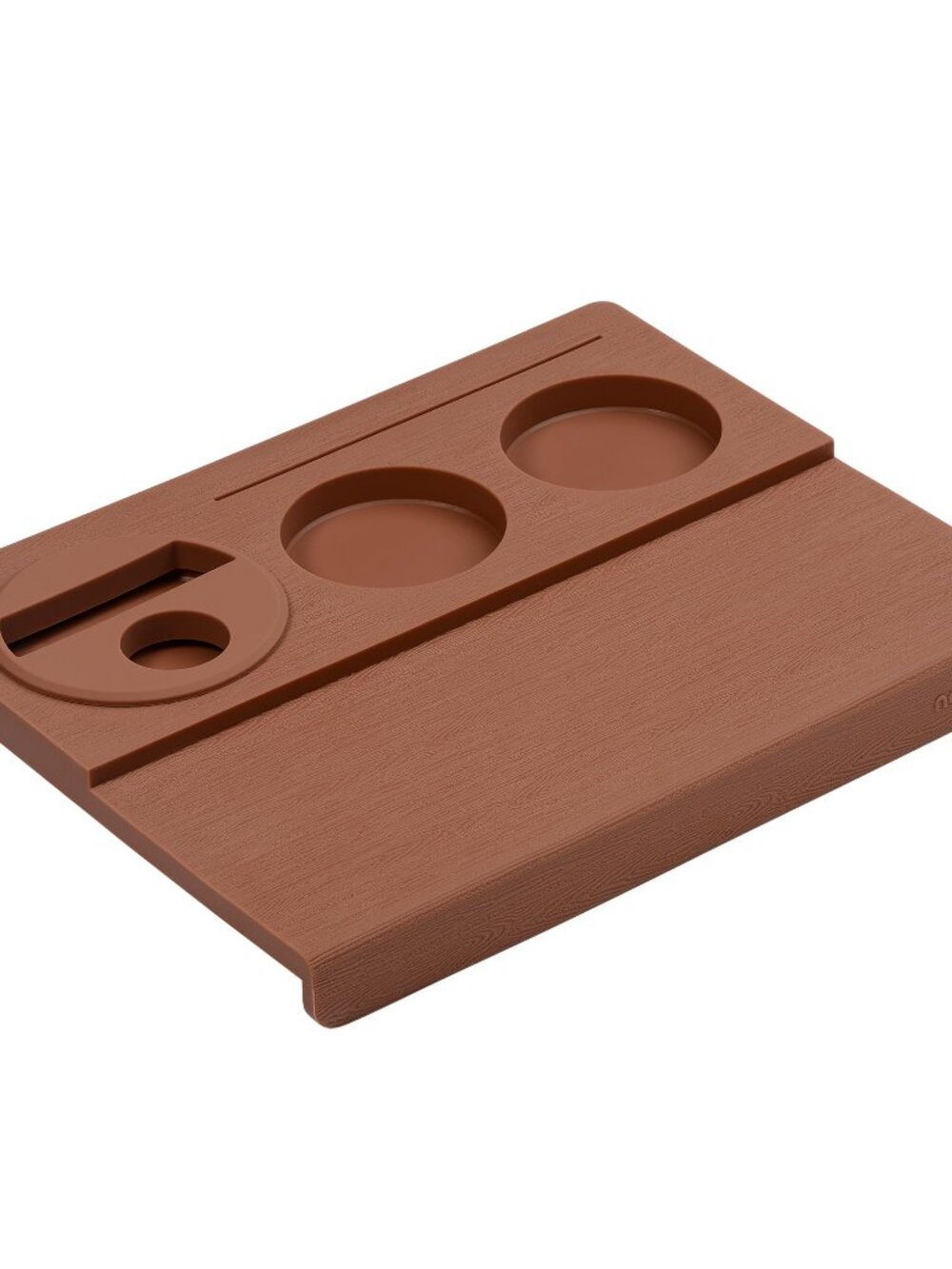 Normcore Espresso Tamping Station V3, Corner Tamping Mat  Mocha Mousse